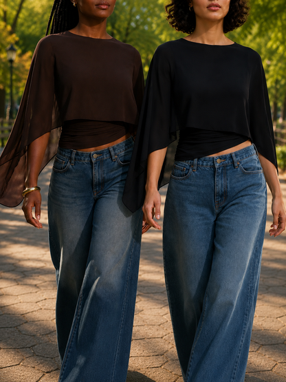 The Amara Cape Top